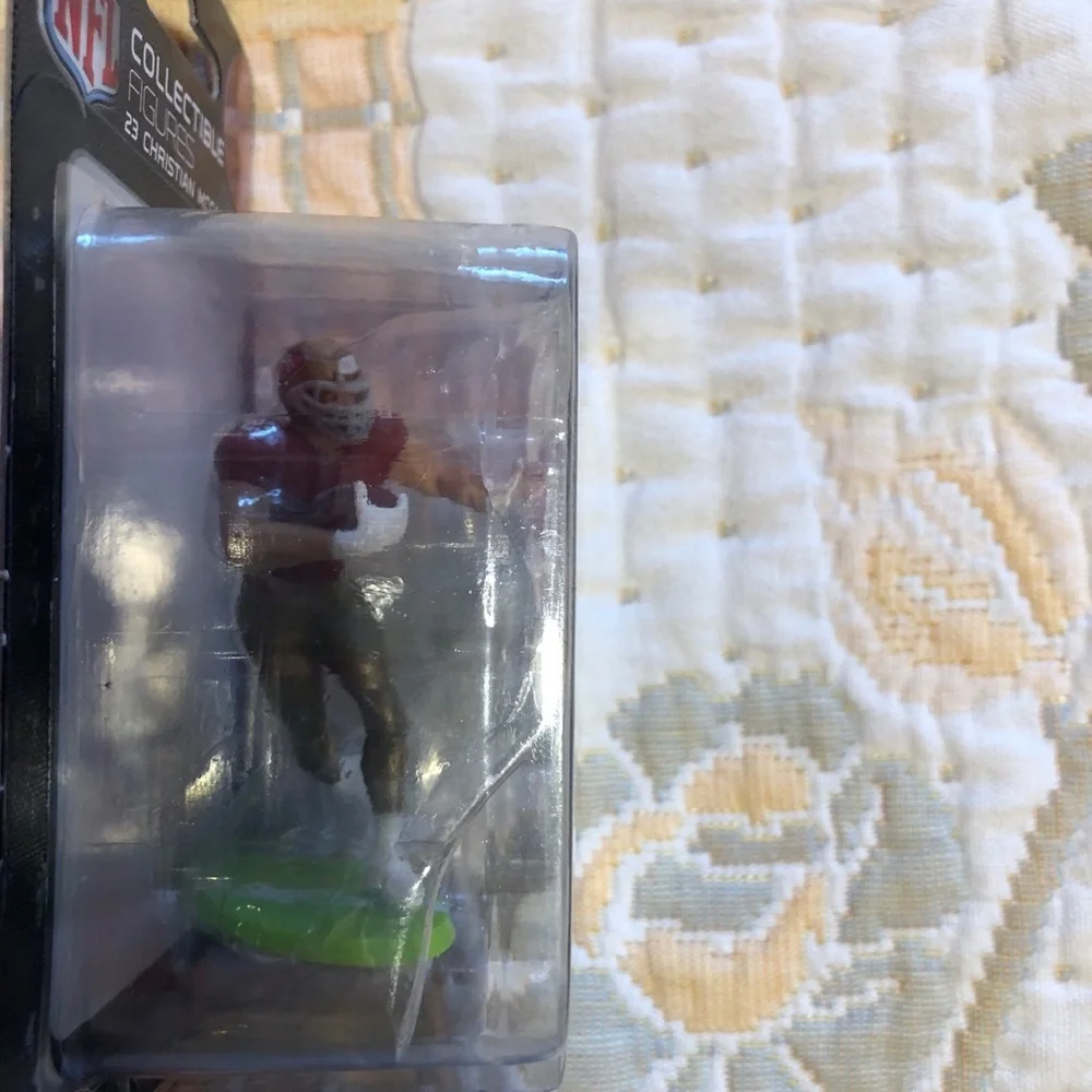 NFL Excite Series 1 Collectible 2.5" Mini Figure CHRISTIAN MCCAFFREY - NEW - Picture 3 of 6
